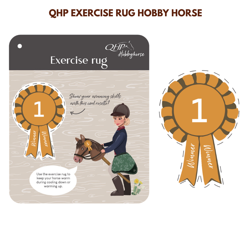 QHP Exercise Rug Hobby Horse