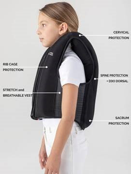 Equiline Junior Air Vest - Black
