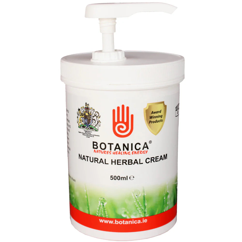 Botanica Natural Herbal Cream 500ml container with pump