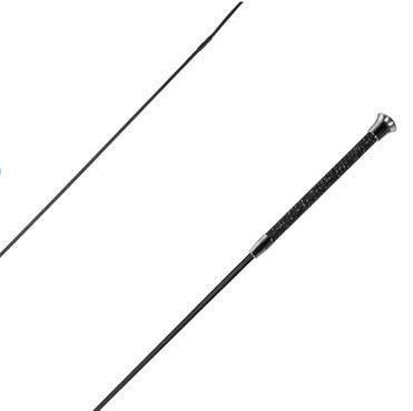 CD Bling Handle Riding Whip Black 66cm