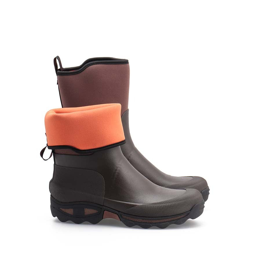 Rouchette Men's Clean Garden Neoprene Boots - Brown