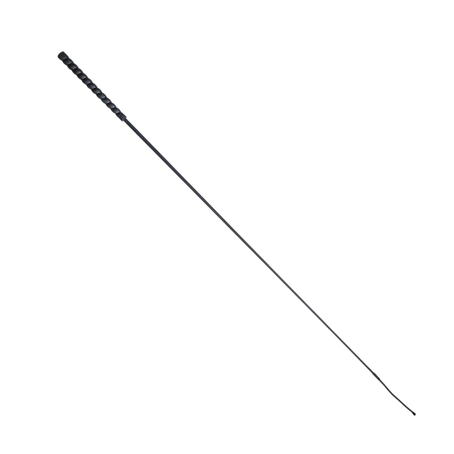 CD Spiral Handle Dressage Whip Black