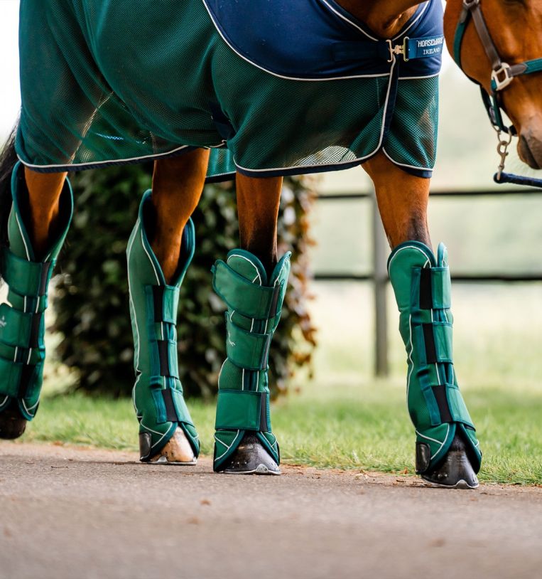Horseware Signature Travel Boots - Green - Set of 4