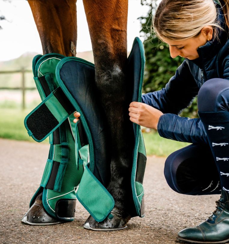 Horseware Signature Travel Boots - Green - Set of 4