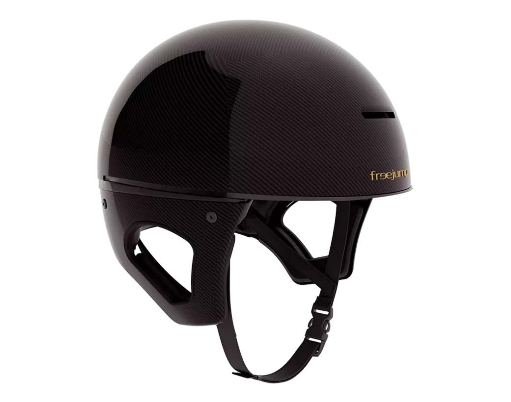 Freejump Jockey Skull Carbon Full Protection Black