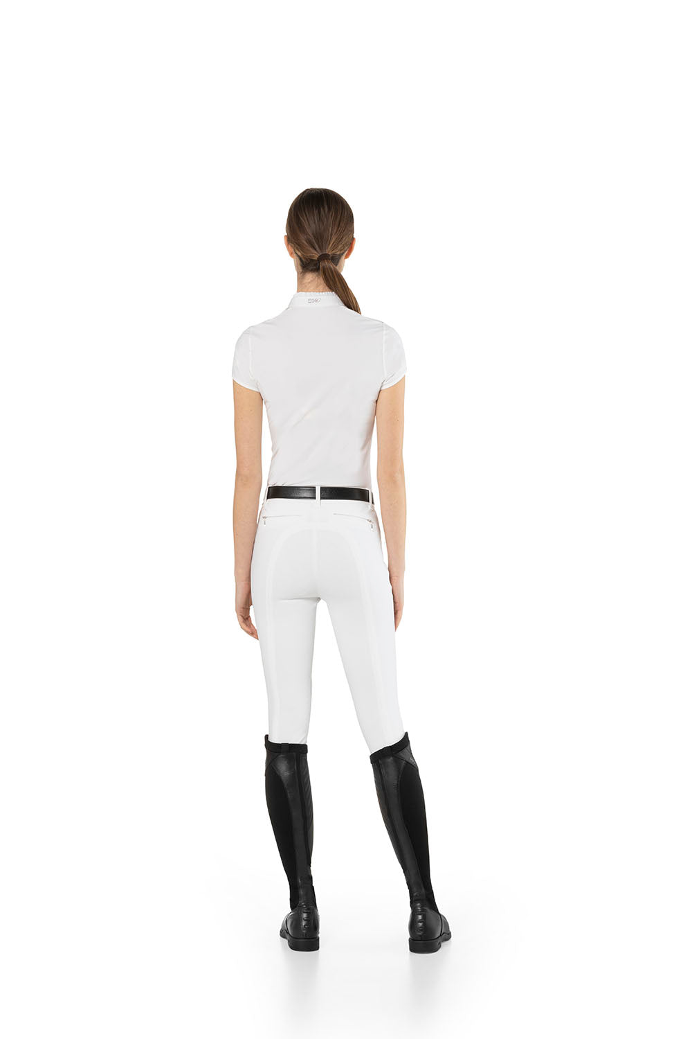 EGO7 Women's Nina Short-Sleeve Riding Top - White