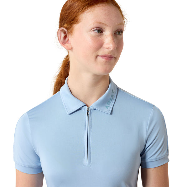 Ariat Yth Bandera 1/4 Zip SS Polo St. Tropez