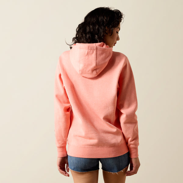 Ariat Women's Ariat Logo 2.0 Fleece Hooded Sweatshirt - Charcoal Grey
