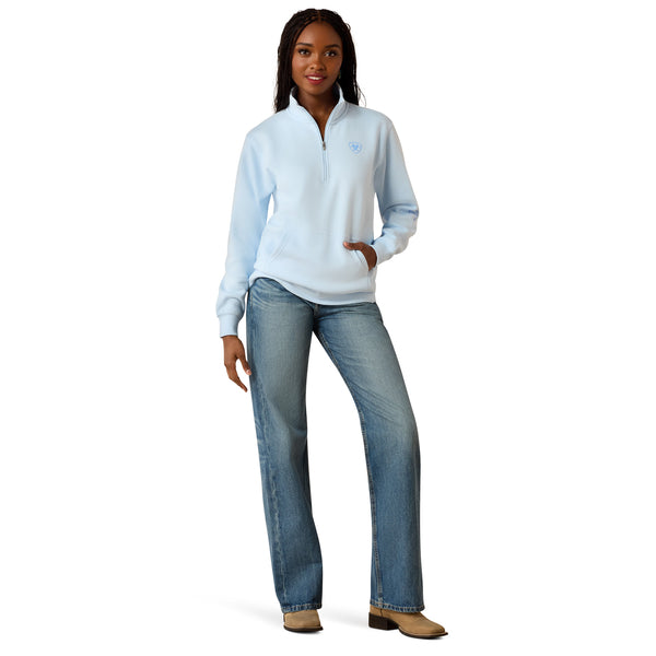 Ariat Wms Foundation Logo 1/2 Zip Sweatshirt