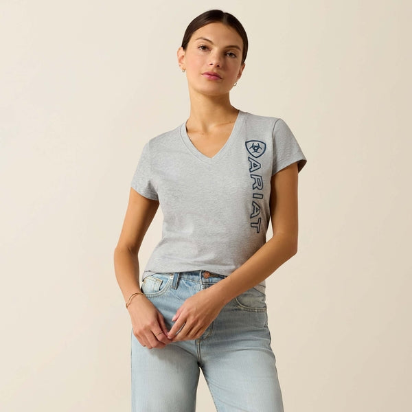 Ariat Women's Vertical Logo Short Sleeve Graphic T-Shirt