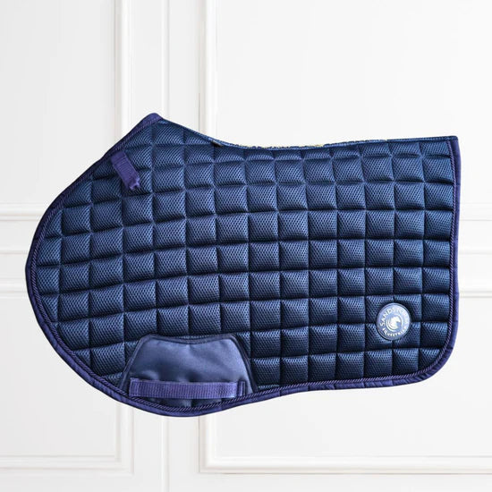 Sandstorm Performance Mesh Jump Saddle Pad - Hunter Green