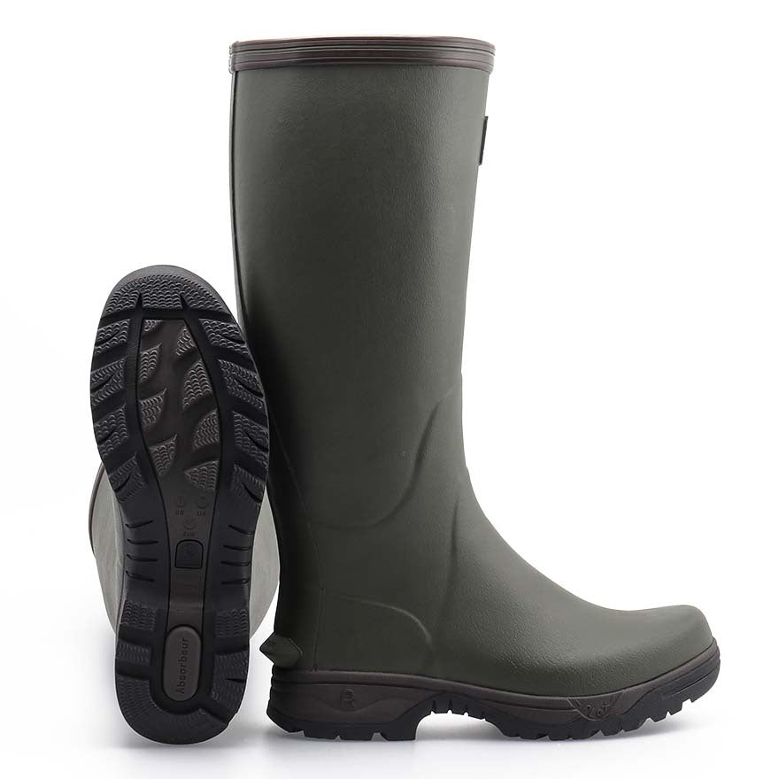 Rouchette Men's Veneur Wellies - Khaki