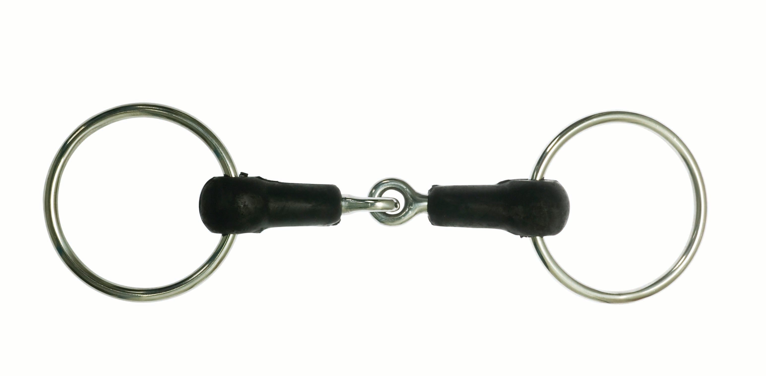 Large ring rubber Snaffle