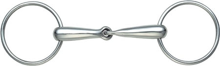Shires Race Snaffle Hollow Mouth