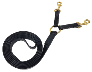 Zilco Race Day Lead  Dbl Clip  Black