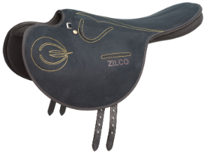 Zilco Full Tree Exercise Saddle Black Suede