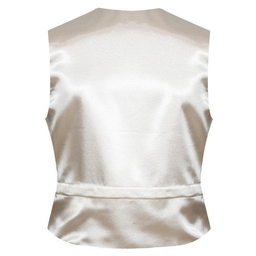 Equetech Women's Check Waistcoat - Gold Black