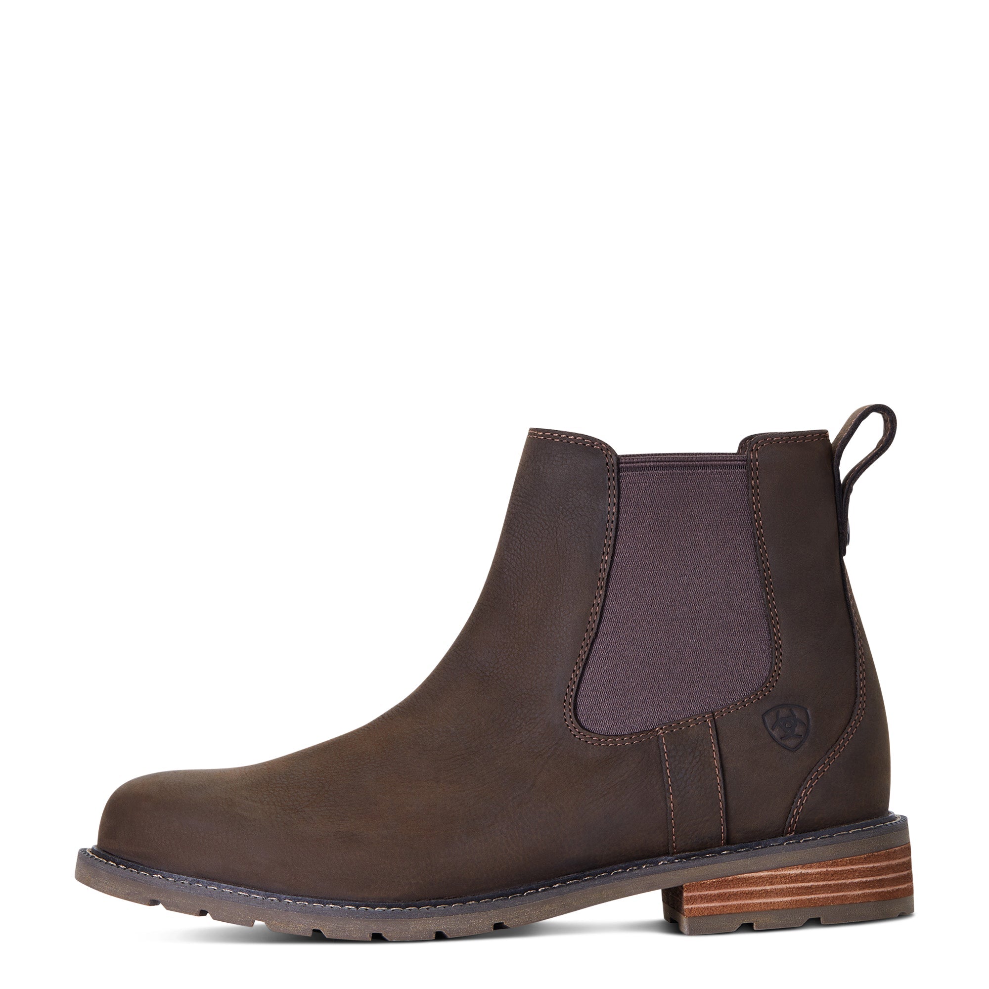 Ariat Men's Wexford H2O Waterproof Leather Chelsea Boots - Java Brown