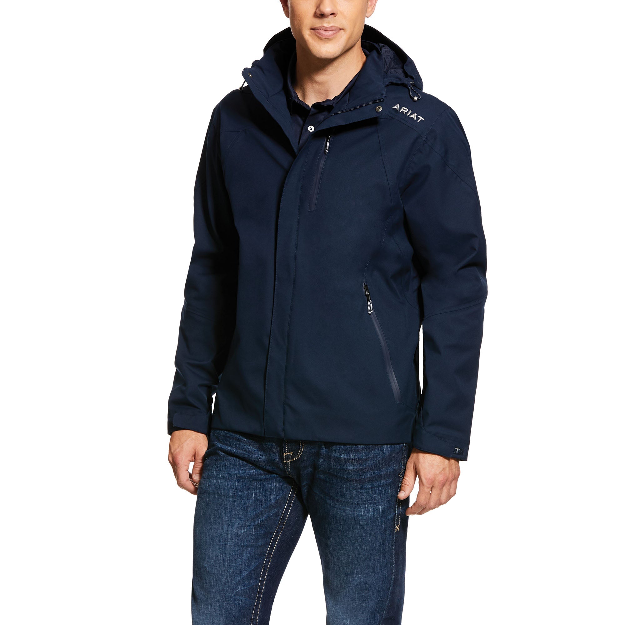 Ariat Men's Coastal H2O Breathable Waterproof Riding Jacket - Navy