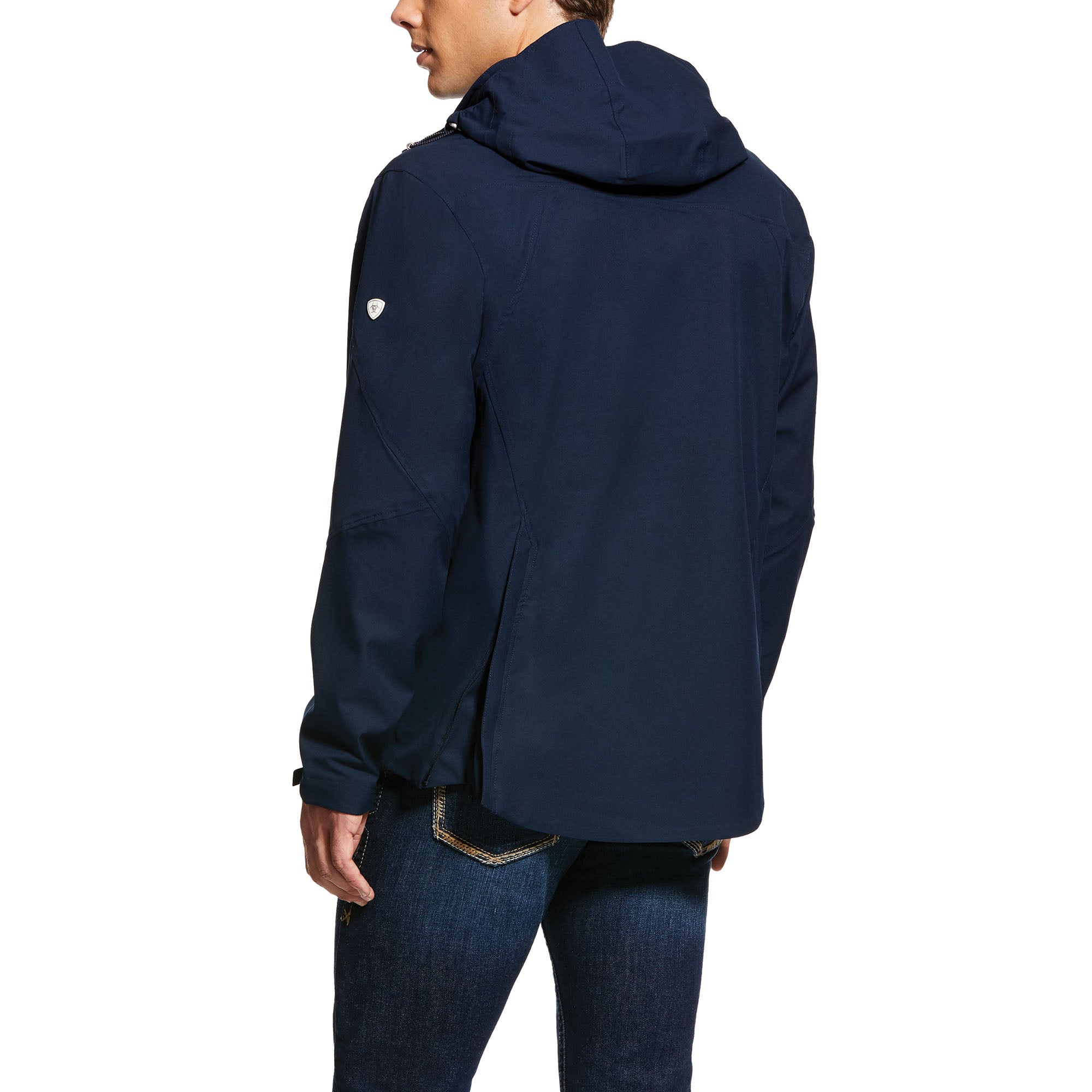 Ariat Men's Coastal H2O Breathable Waterproof Riding Jacket - Navy
