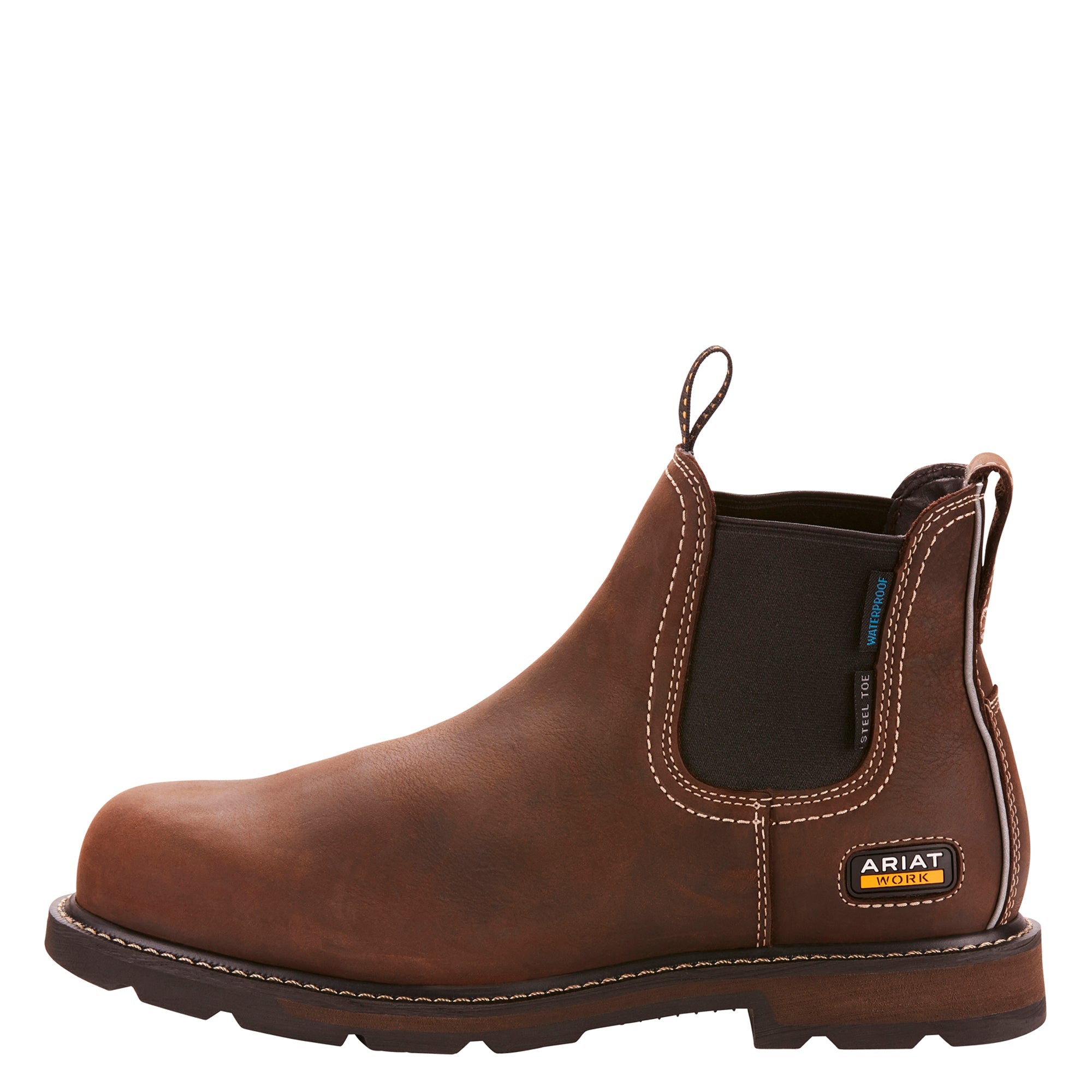Ariat Groundbreaker Chelsea Waterproof Steel Toe Work Boot