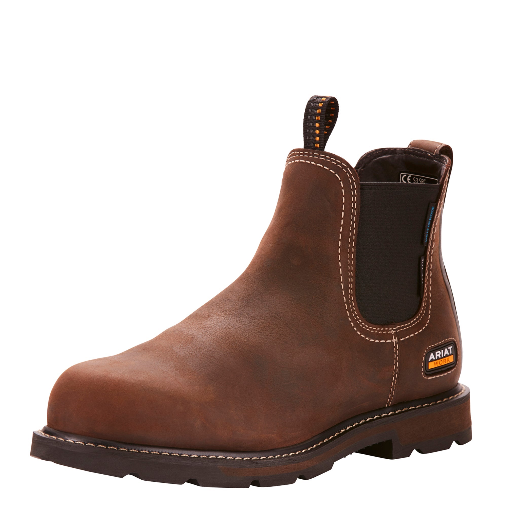 Ariat Groundbreaker Chelsea Waterproof Steel Toe Work Boot