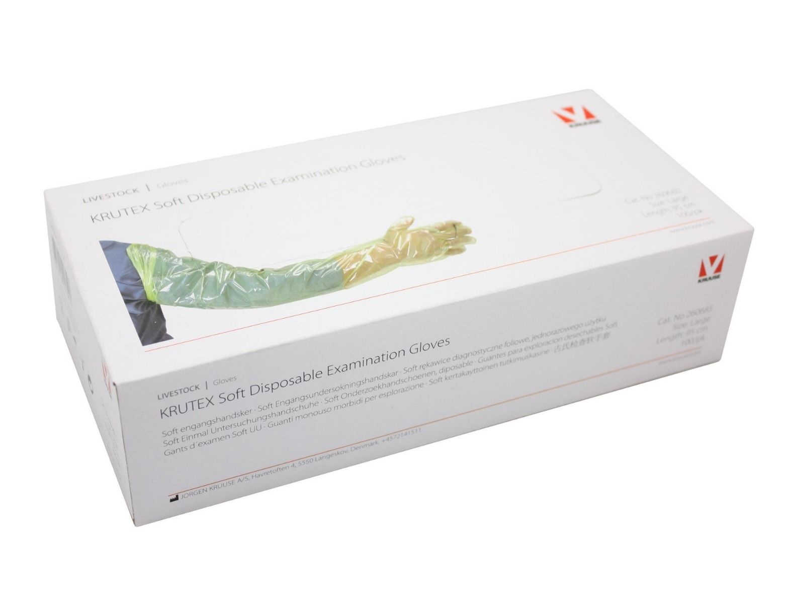 Arm Length Gloves 95cm - Green