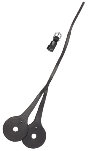 Zilco Australian Noseband Black      
with buckle attachment