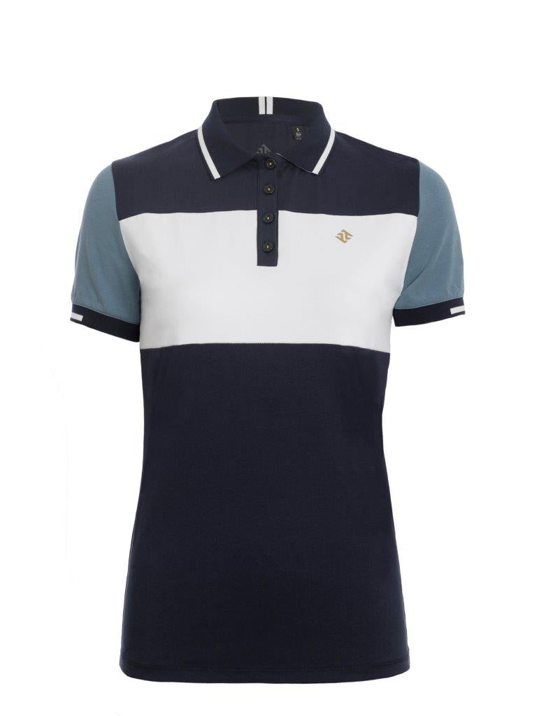 Tesoro Vita Pelosa Polo Shirt Navy/White