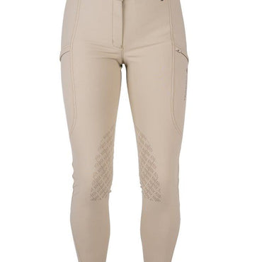 Tesoro Vita Oblia Knee Patch Waterproof Breeches Khaki