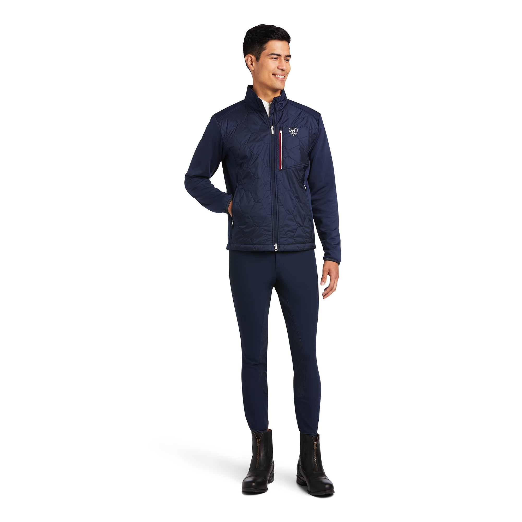 Ariat Men's Fusion Zoned Cool Climate Insulated Training Jacket - Team Blue