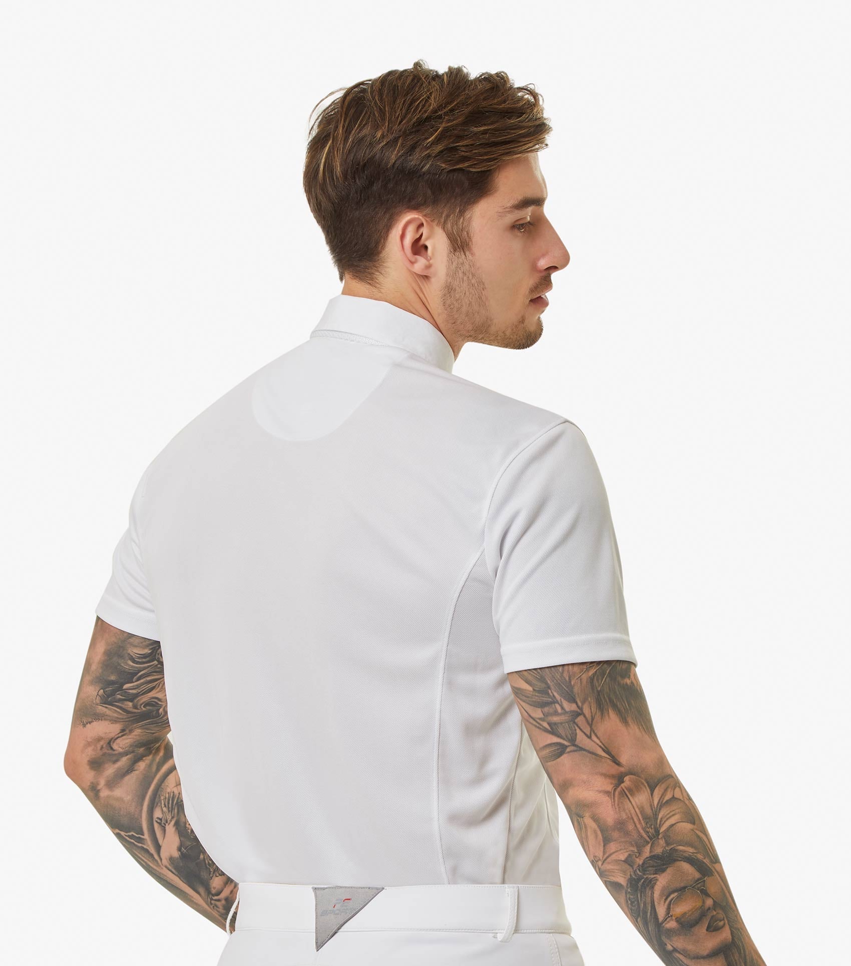 Antonio Mens short Sleeve Show Shirt - White