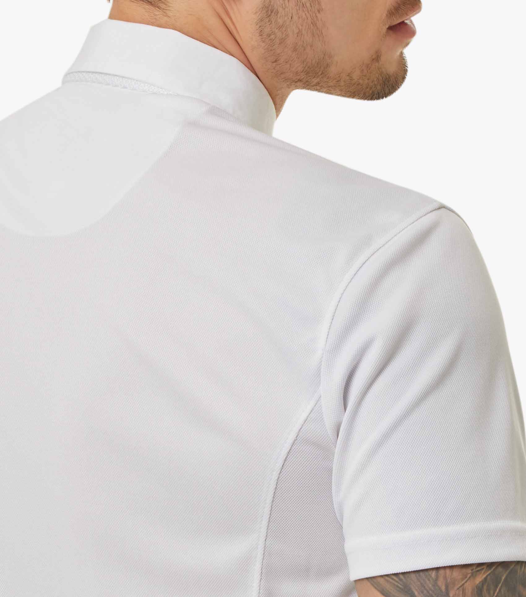 Antonio Mens short Sleeve Show Shirt - White