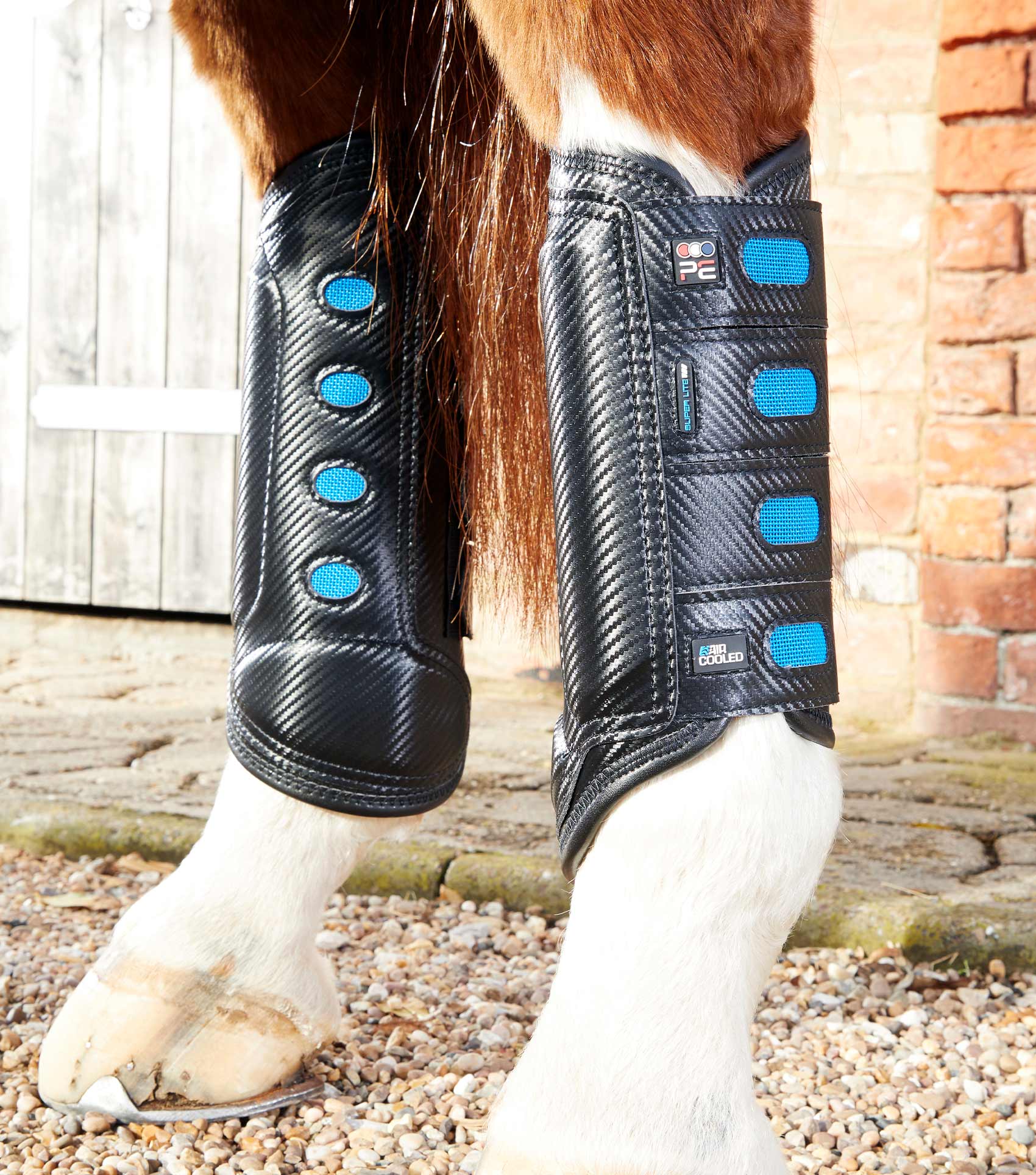 AC Super Lite Carbon Tech Eventing Racing Boots  - Black