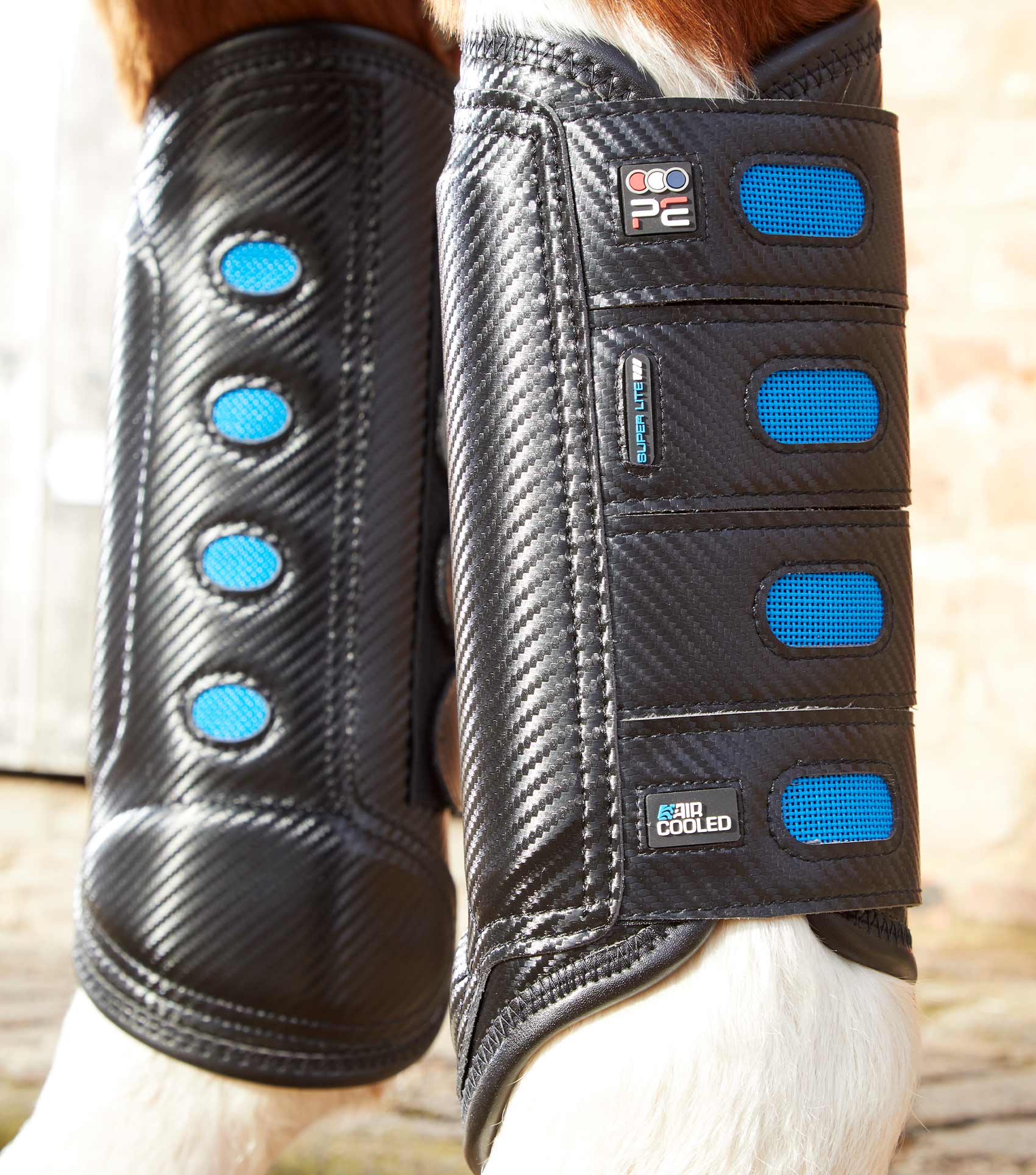 AC Super Lite Carbon Tech Eventing Racing Boots  - Black