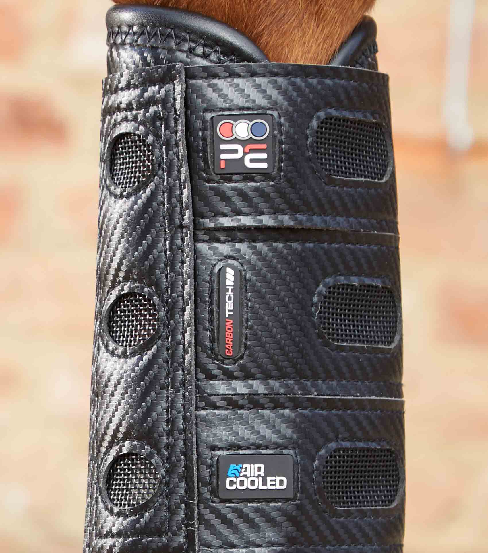 Carbon Tech Air Cooled Eventing Boots - Front