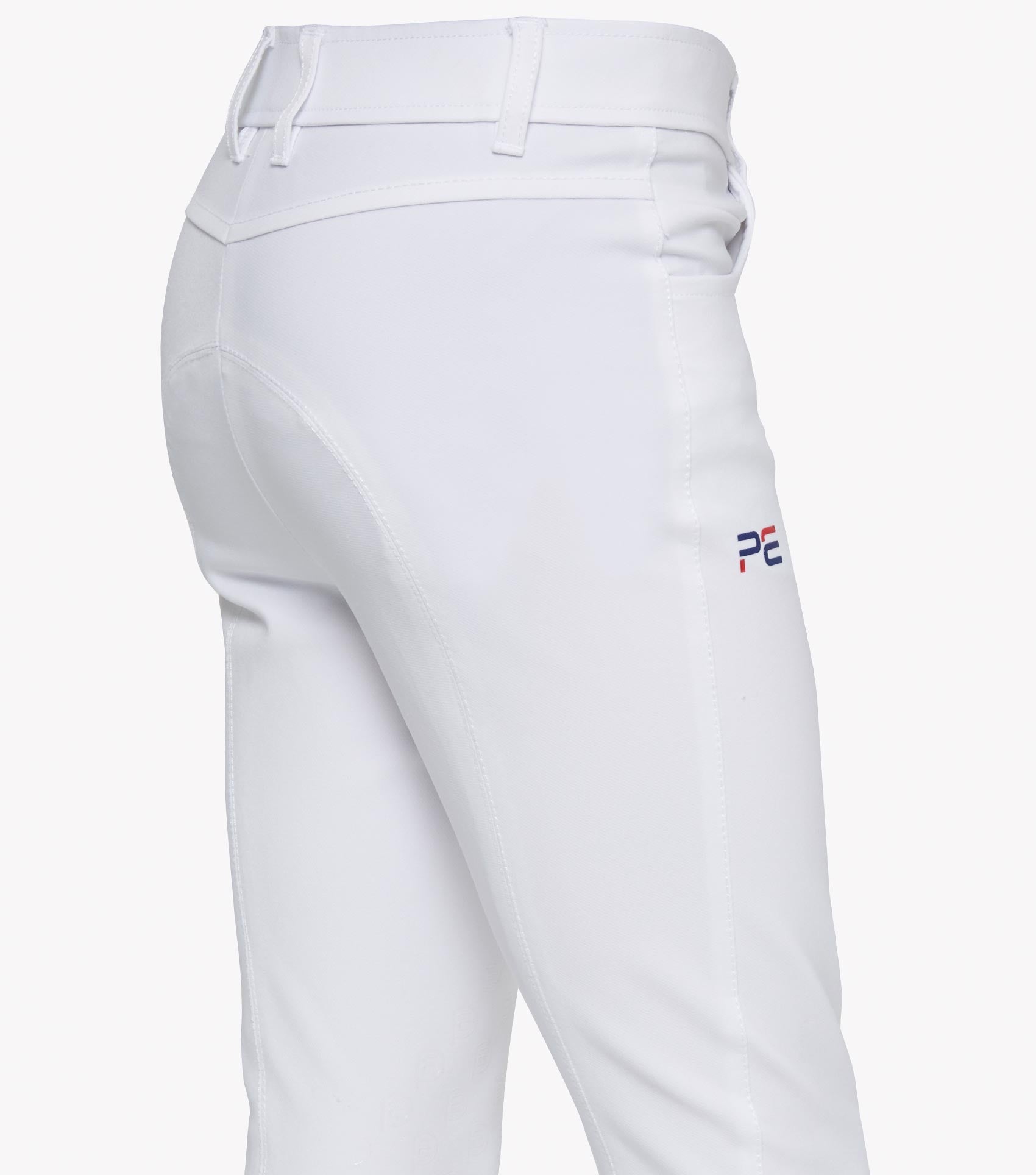 Derby Boys Riding Breeches - White