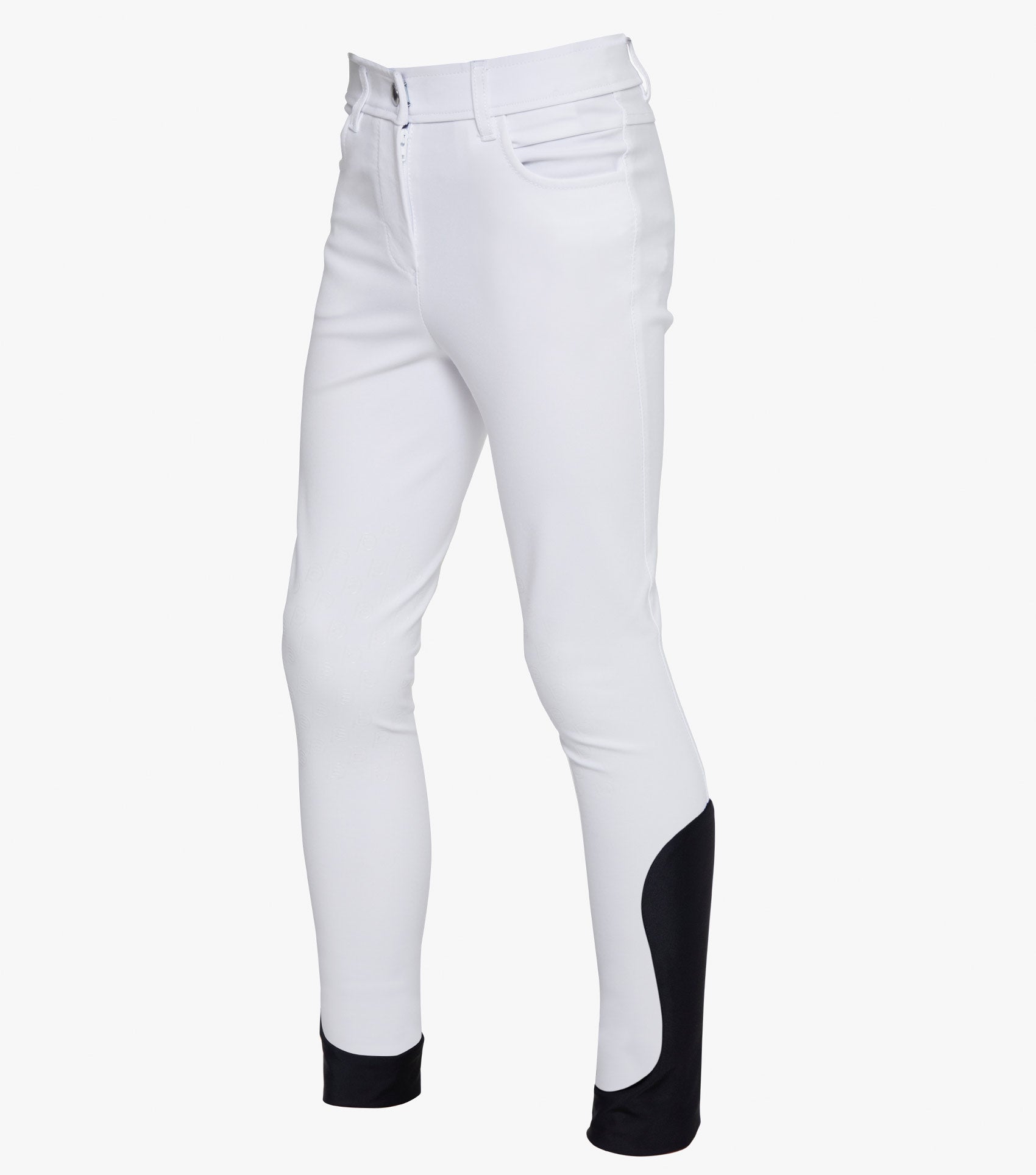 Derby Boys Riding Breeches - White
