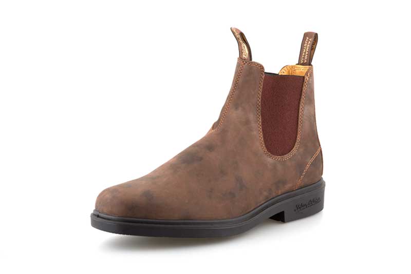 Blundstone #1306 Rustic Brown Nubuck Leather Chelsea Boots
