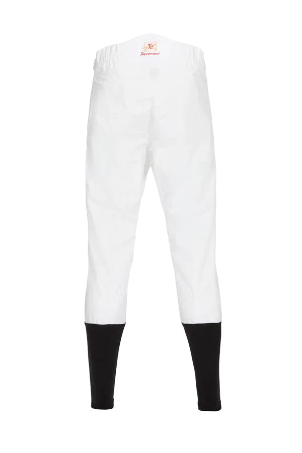 PC Race Breeches With Black Lycra - White
